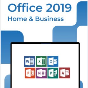 Microsoft Office Home and Business 2019 коробка